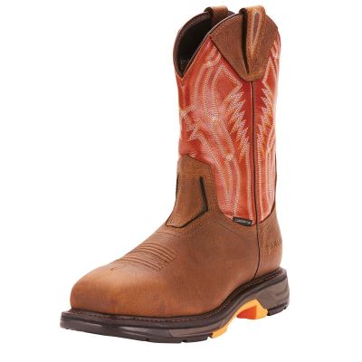 Ariat WorkHog XT - Werkschoenen Bruin / Koraal Heren - 33418-737